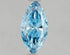 1.05ct Marquise Lab Grown Diamond (Colour Fancy Vivid Blue, Clarity VS1, IGI Certified)
