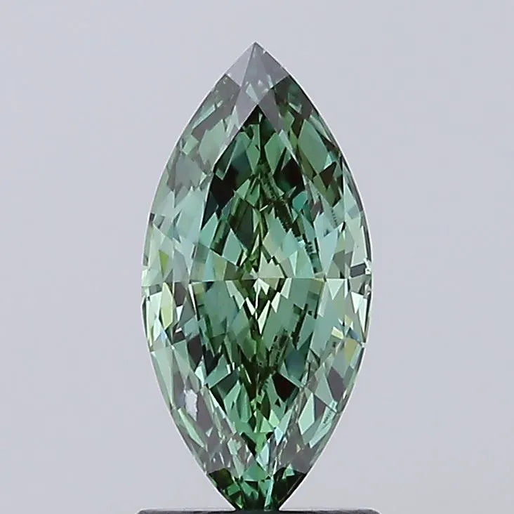 1.40ct Marquise Lab Grown Diamond (Colour Fancy Vivid Green, Clarity VVS2, IGI Certified)