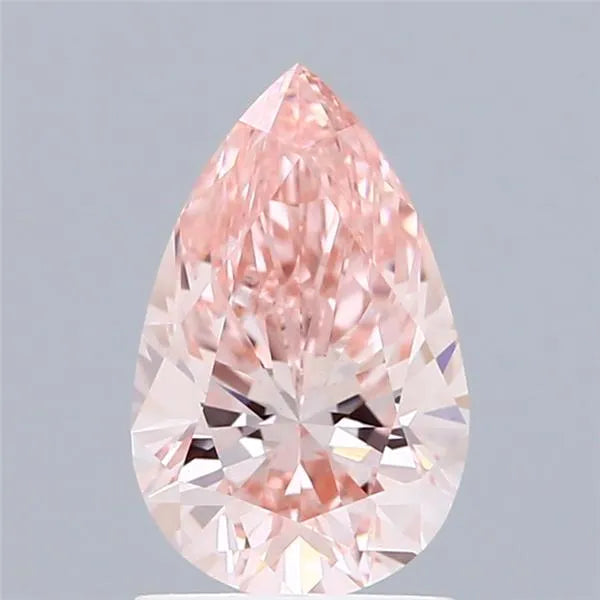 1.45ct Pear Lab Grown Diamond (Colour Fancy Vivid Pink, Clarity VS1, IGI Certified)