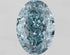 2.05ct Oval Lab Grown Diamond (Colour Fancy Vivid Blue, Clarity VS1, IGI Certified)