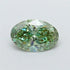 2.20ct Oval Lab Grown Diamond (Colour Fancy Vivid Green, Clarity VS1, IGI Certified)