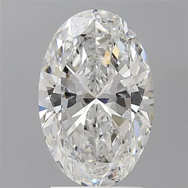 2.50ct Oval Lab Grown Diamond (Colour E, Clarity VVS2, IGI Certified)