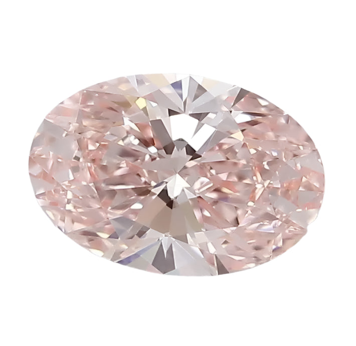 1.07ct Oval Lab Grown Diamond (Colour Fancy Intense Pink, Clarity IF, Cut EX, IGI Certified)