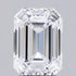 3.00ct Emerald Lab Grown Diamond (Colour D, Clarity VVS2, IGI Certified)