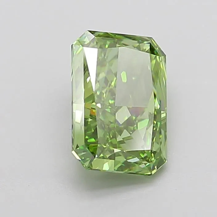 3.10ct Radiant Lab Grown Diamond (Colour Fancy Vivid Green, Clarity VVS2, IGI Certified)