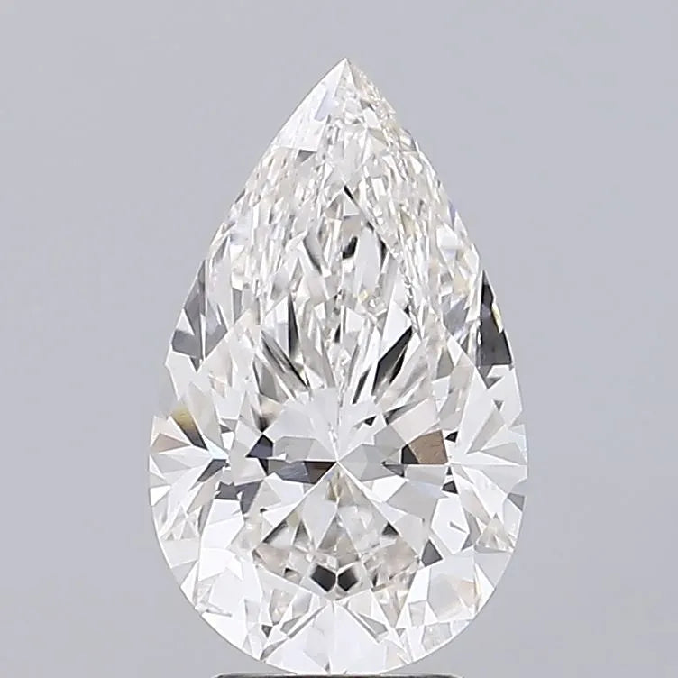 4.02ct Pear Lab Grown Diamond (Colour G, Clarity VVS2, IGI Certified)