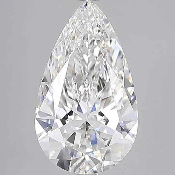 4.02ct Pear Lab Grown Diamond (Colour G, Clarity VVS2, IGI Certified)