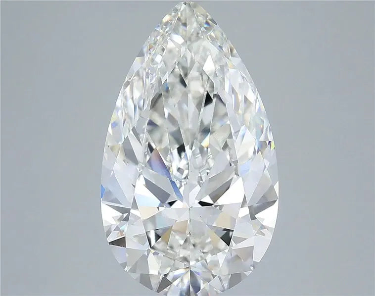 5.05ct Pear Lab Grown Diamond (Colour F, Clarity VVS2, IGI Certified)