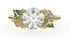 The Fleur Ring | Round | Setting Only - Lavender Creek Gems