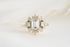 The Marial Ring | Diamond + Green Sapphire - Lavender Creek Gems