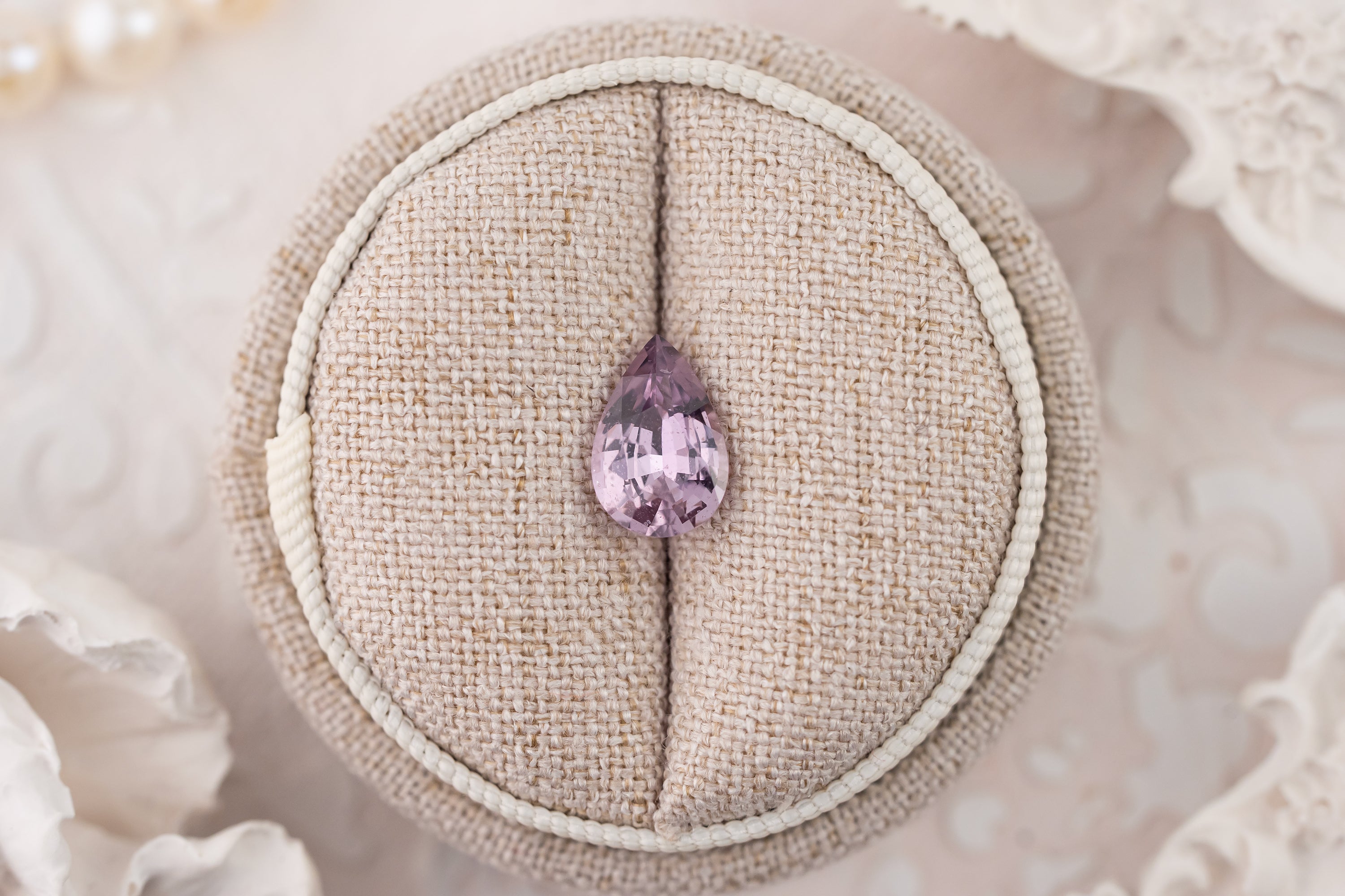 2.46 CT Pear Light Purple Sapphire - Lavender Creek Gems