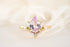 The Aurora Ring - 1.85 Pear Pastel Pink Sapphire - Lavender Creek Gems