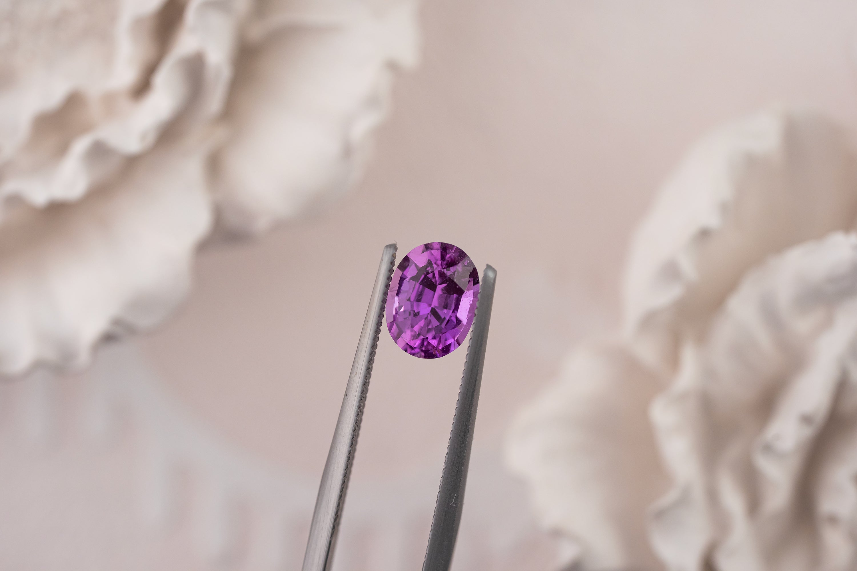 1.41 CT Oval Purple/Magenta Sapphire - Lavender Creek Gems