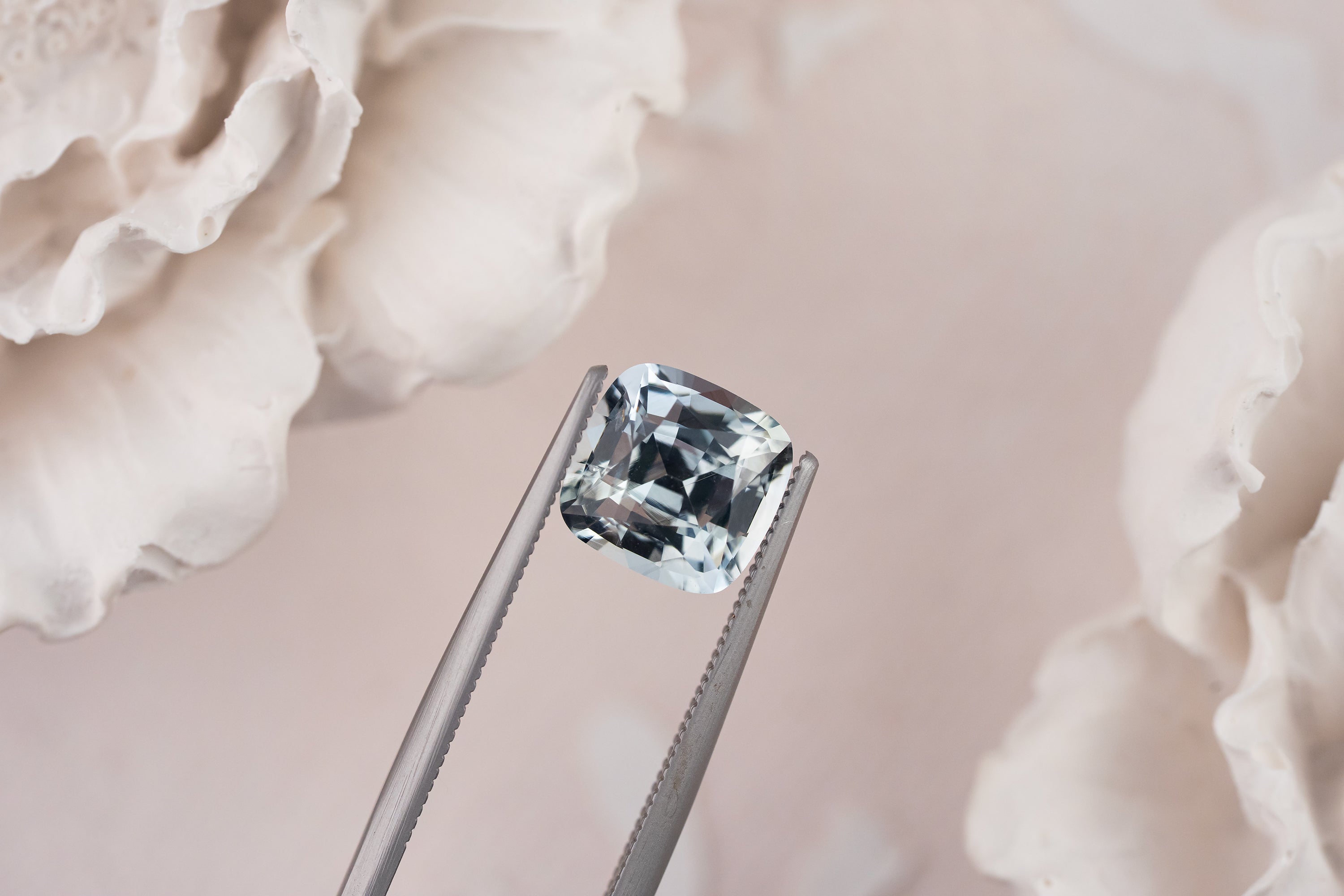 2.43 CT Cushion Mint Sapphire - Lavender Creek Gems