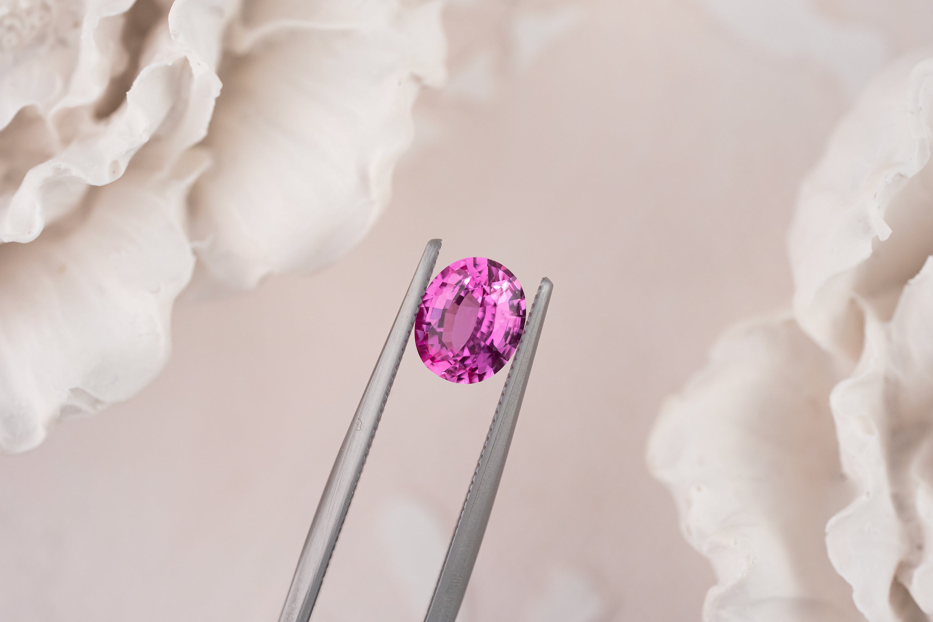 1.06 CT Oval Pink Sapphire