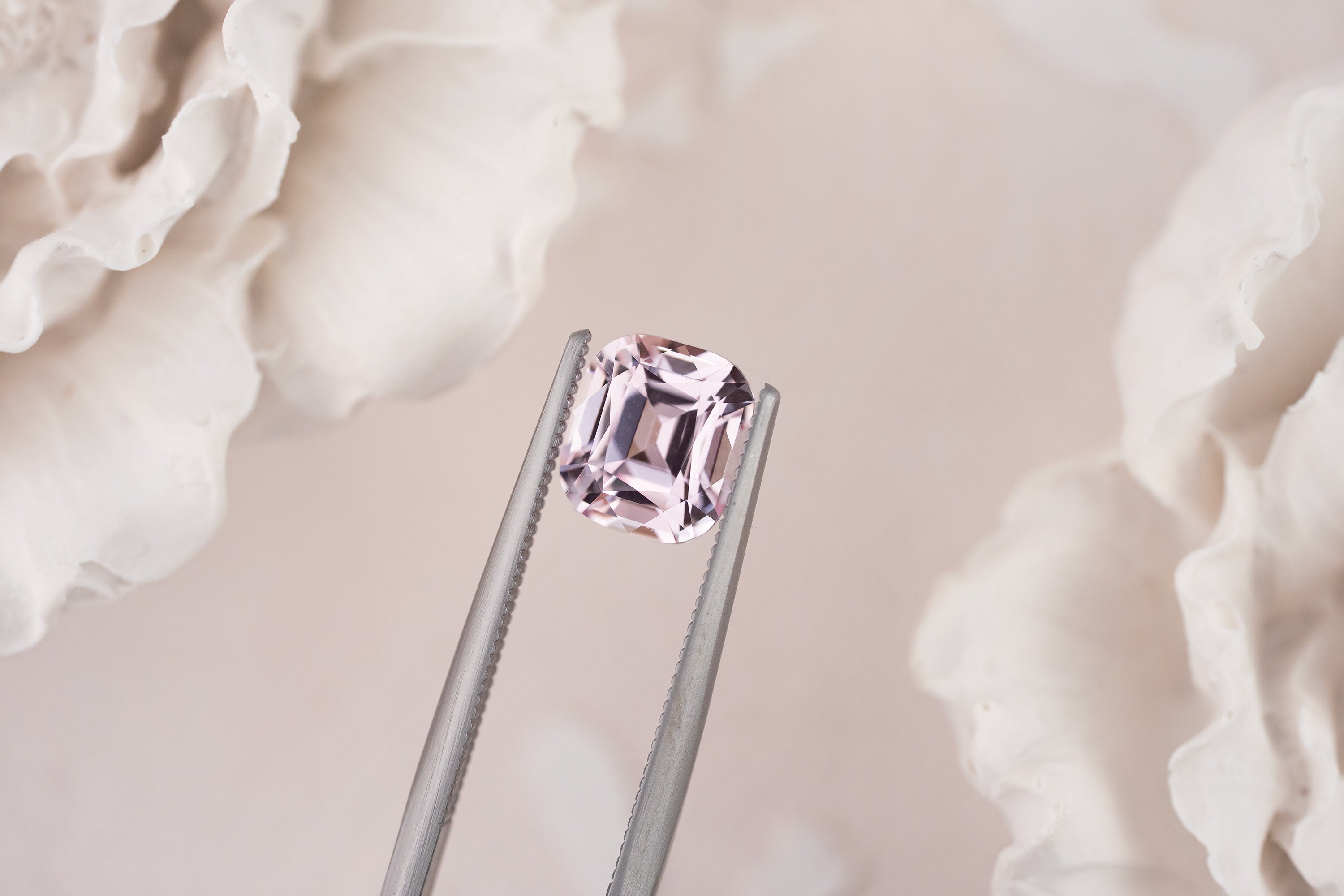 2.03 CT Cushion Pastel Pink Sapphire
