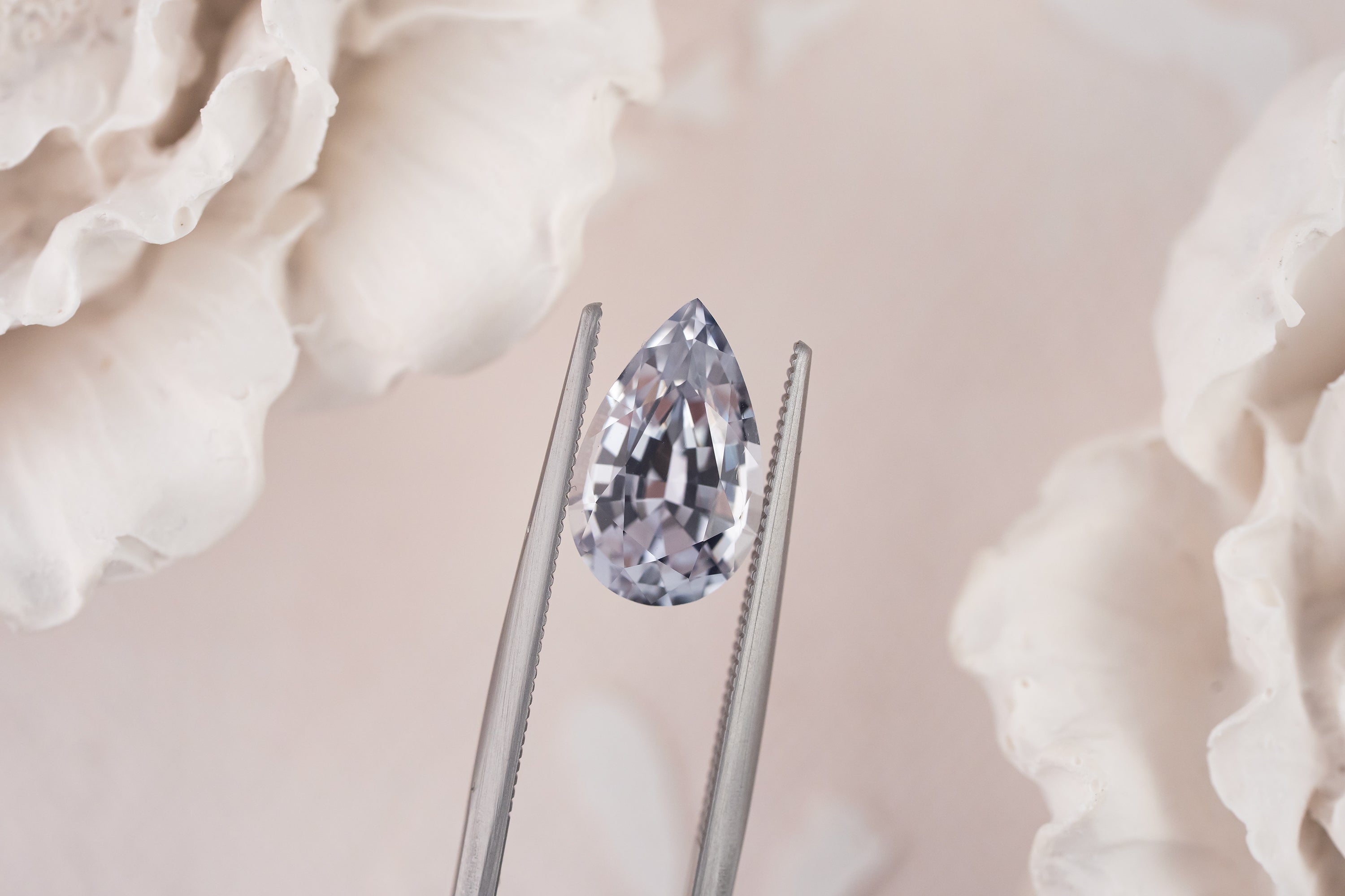 3.10 CT Pear Light Blue Sapphire