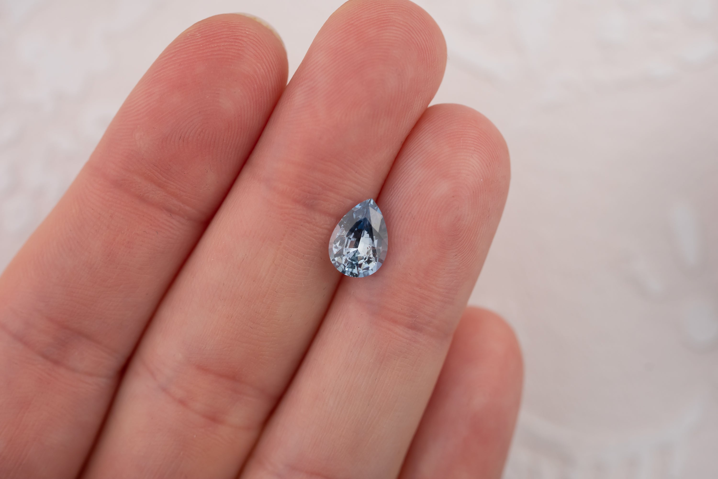 2.01 CT Pear Blue Sapphire