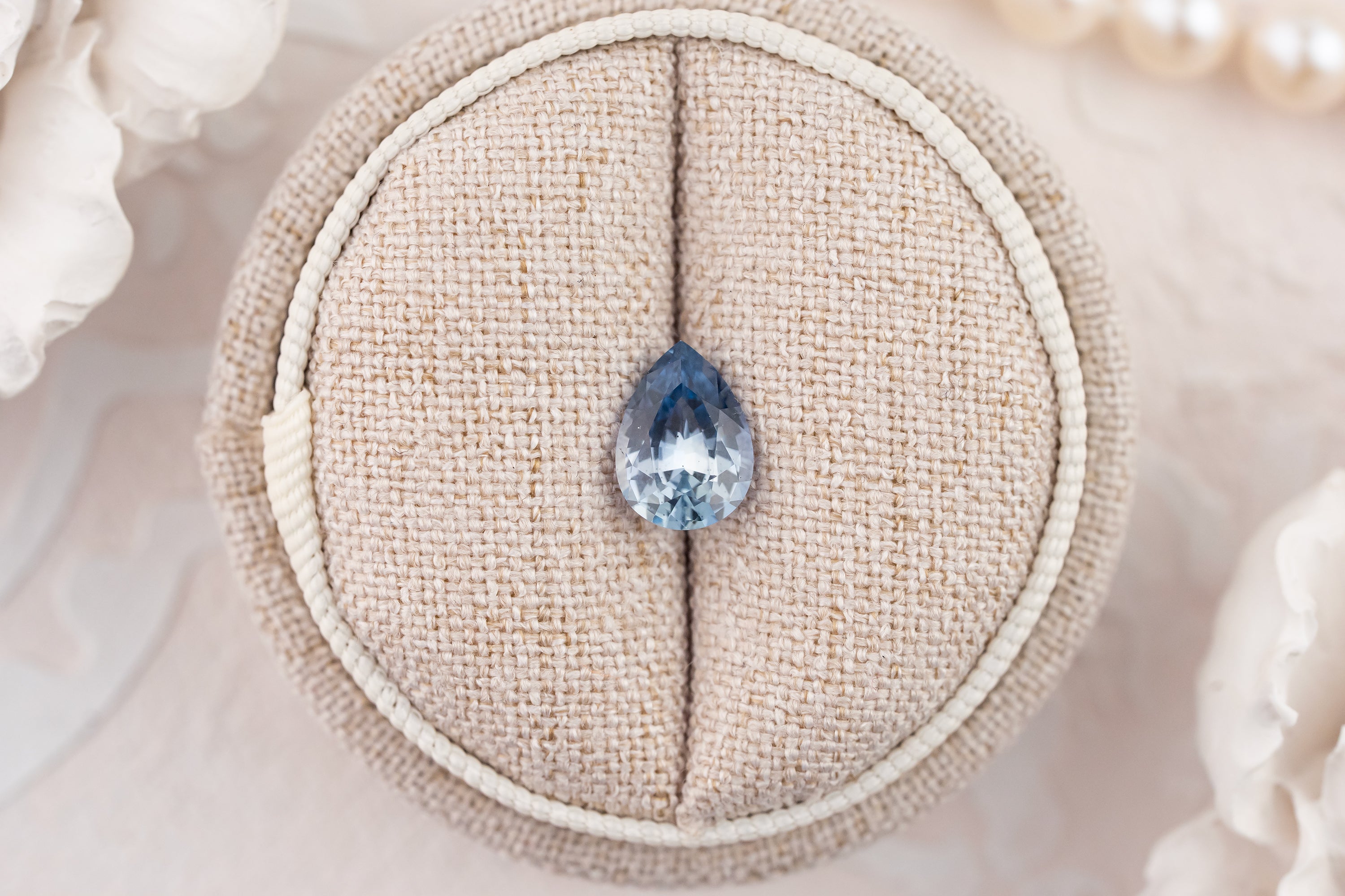 2.01 CT Pear Blue Sapphire - Lavender Creek Gems