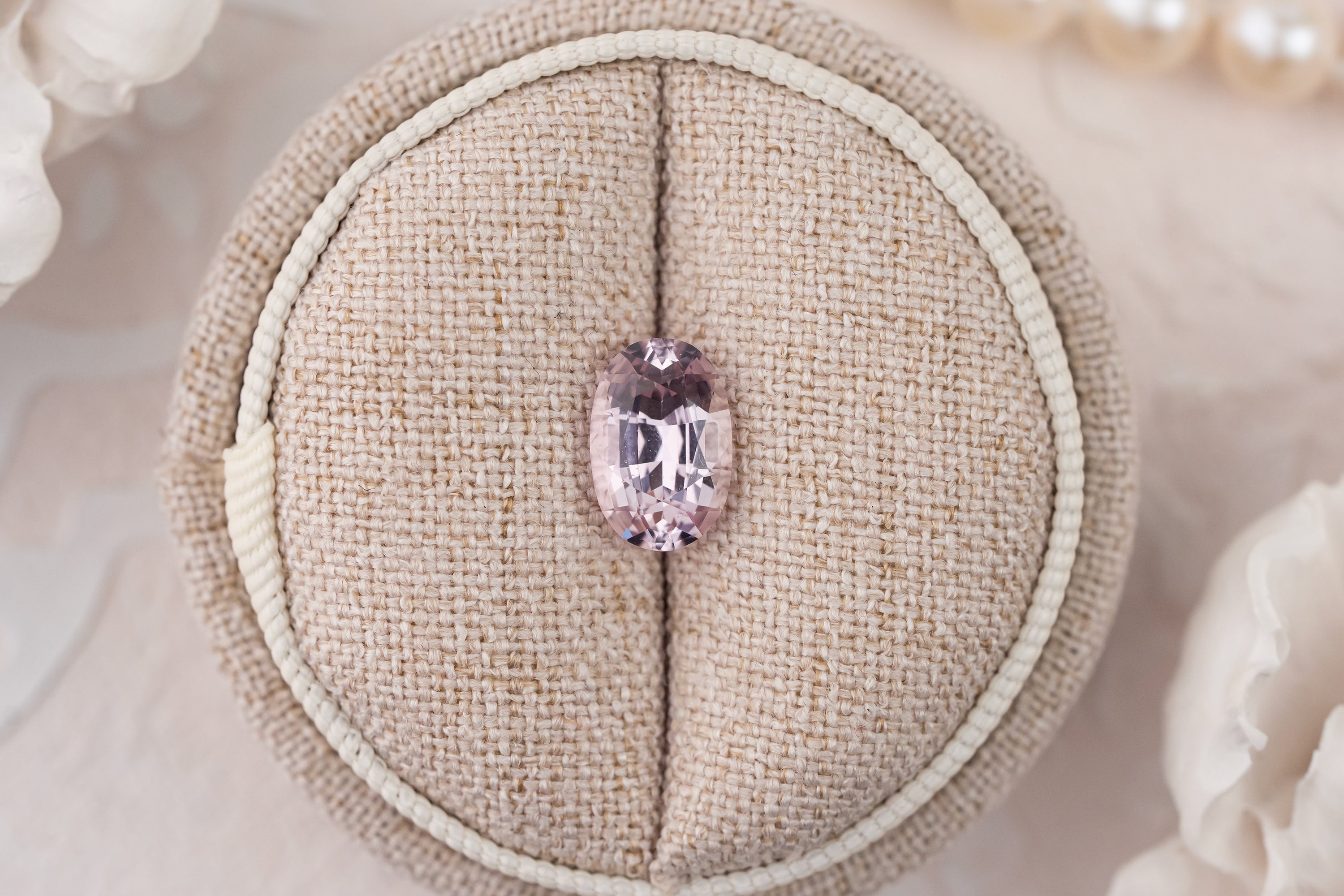 2.78 CT Oval Pastel Pink Sapphire