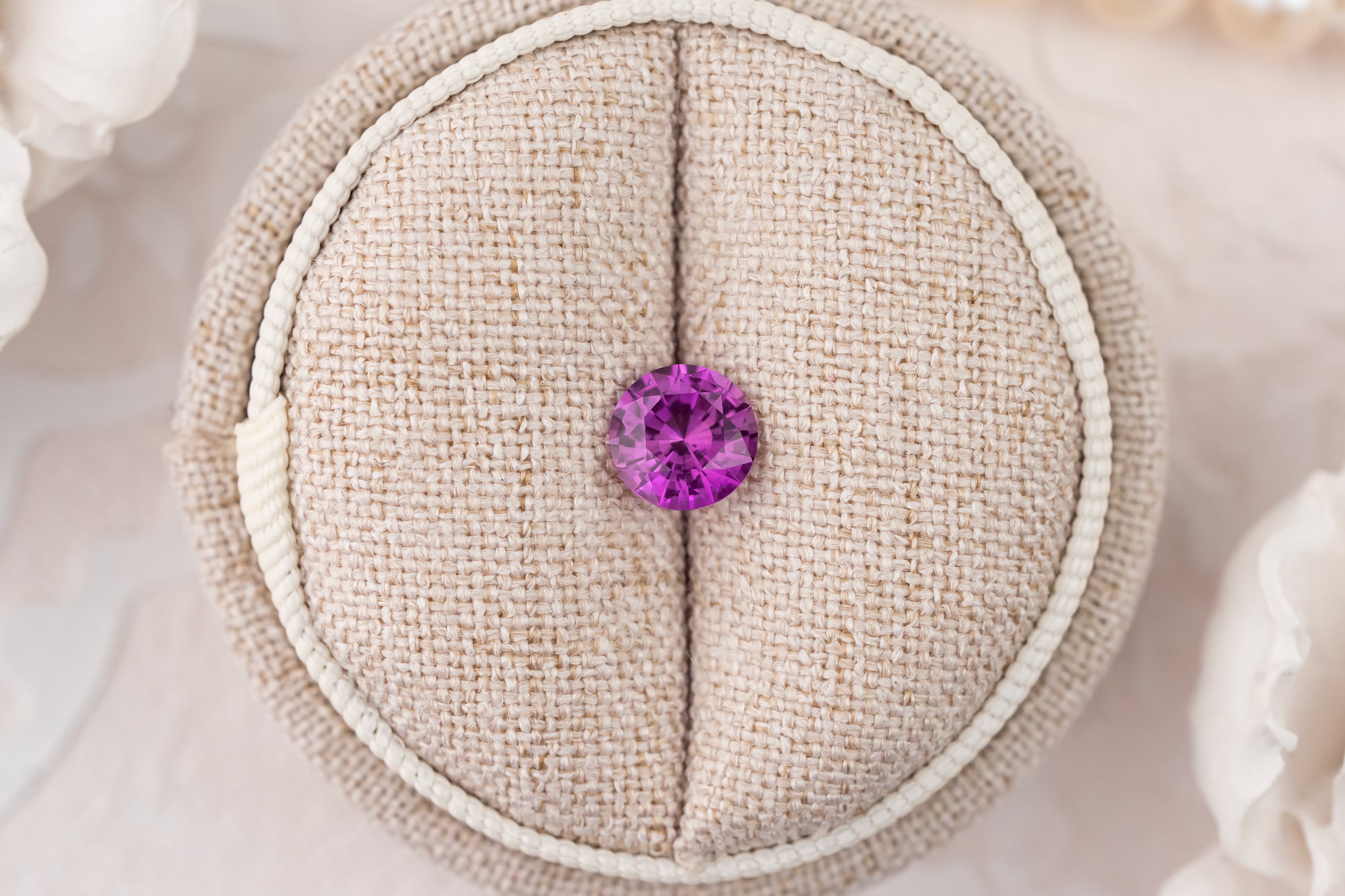 1.5 CT Round Magenta Sapphire