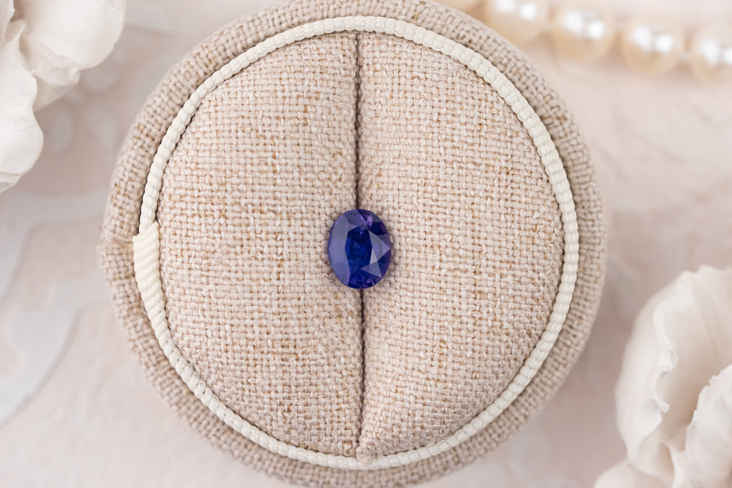 1.44 CT Oval Deep Purple Sapphire