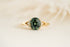 The Serendipity Ring | 2.9 CT Oval Teal Montana Sapphire - Lavender Creek Gems