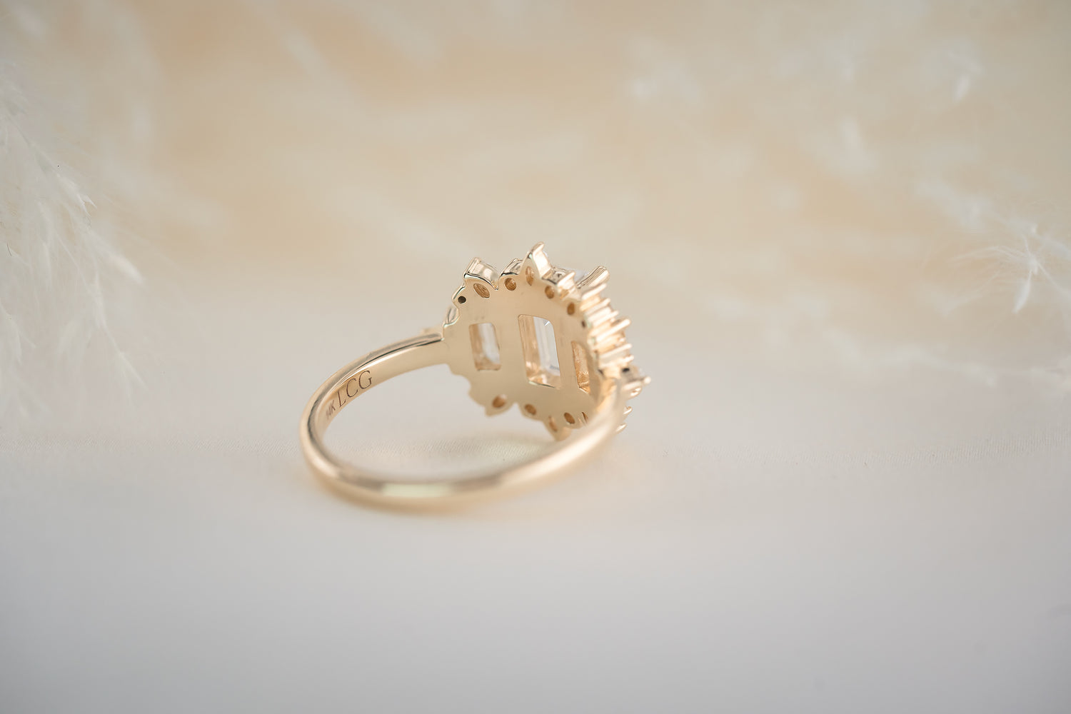 The Marial 1.59 CT Emerald Cut Diamond Ring - Lavender Creek Gems