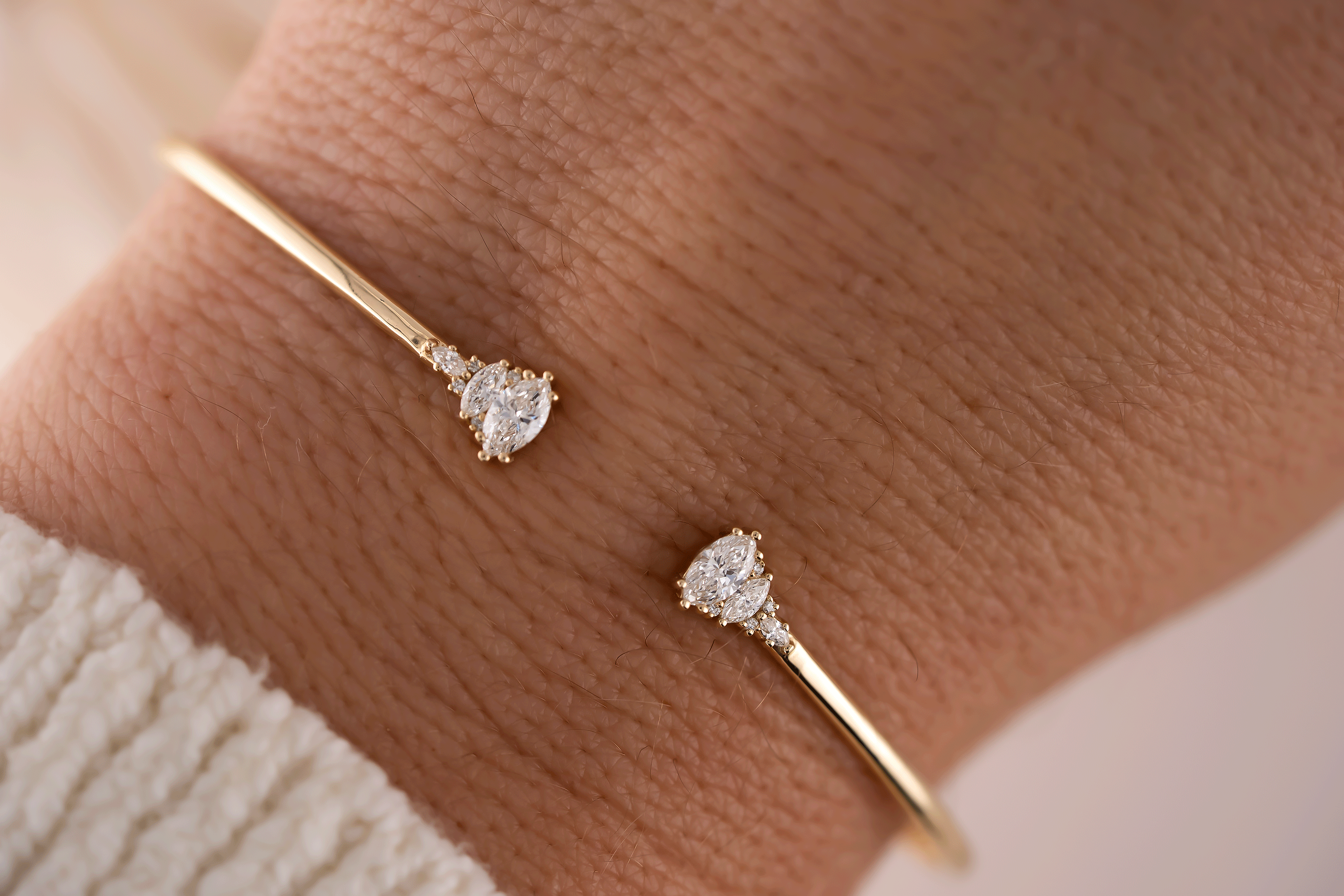 The Maeve | Open Cuff Bracelet - Lavender Creek Gems