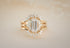 The Mitra Diamond Wedding Set - Lavender Creek Gems