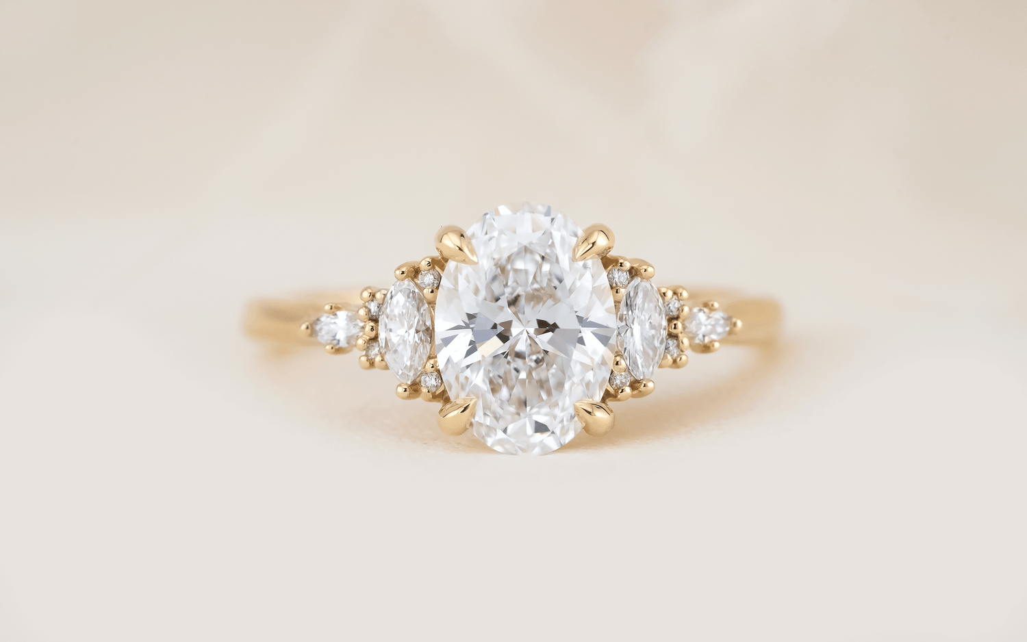 The Maeve Ring | Oval Diamond - Lavender Creek Gems
