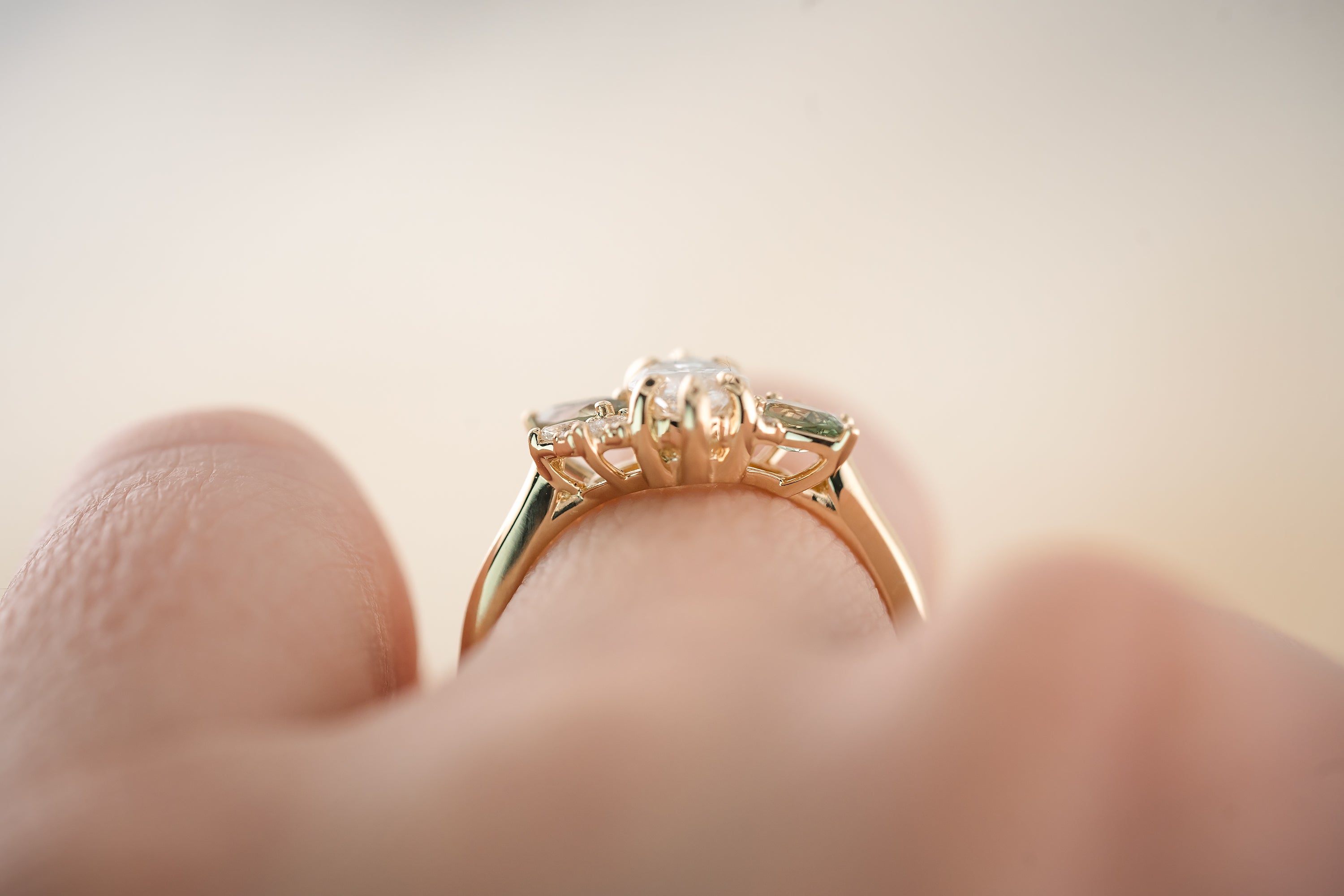 The Fleur 1.05 CT Marquise Diamond Ring - Lavender Creek Gems