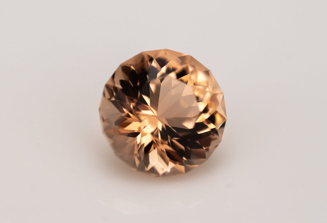 2.2 CT Portuguese Cut Peachy Pink Tourmaline