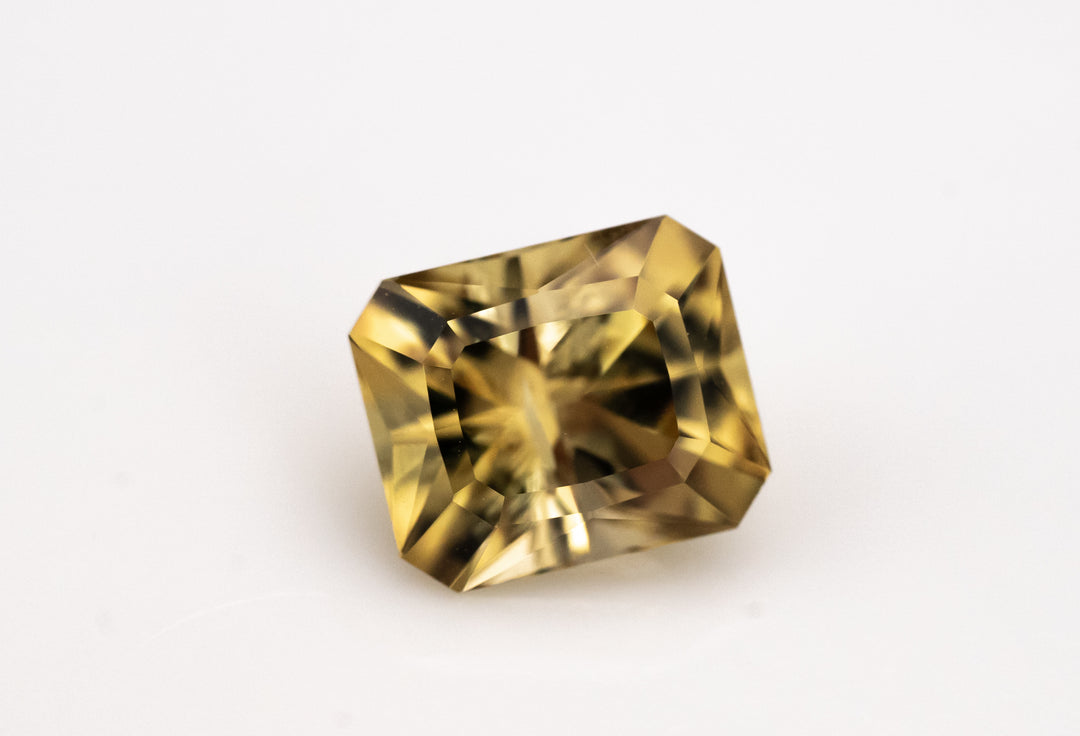 2.4 CT Radiant Yellow Green Tourmaline