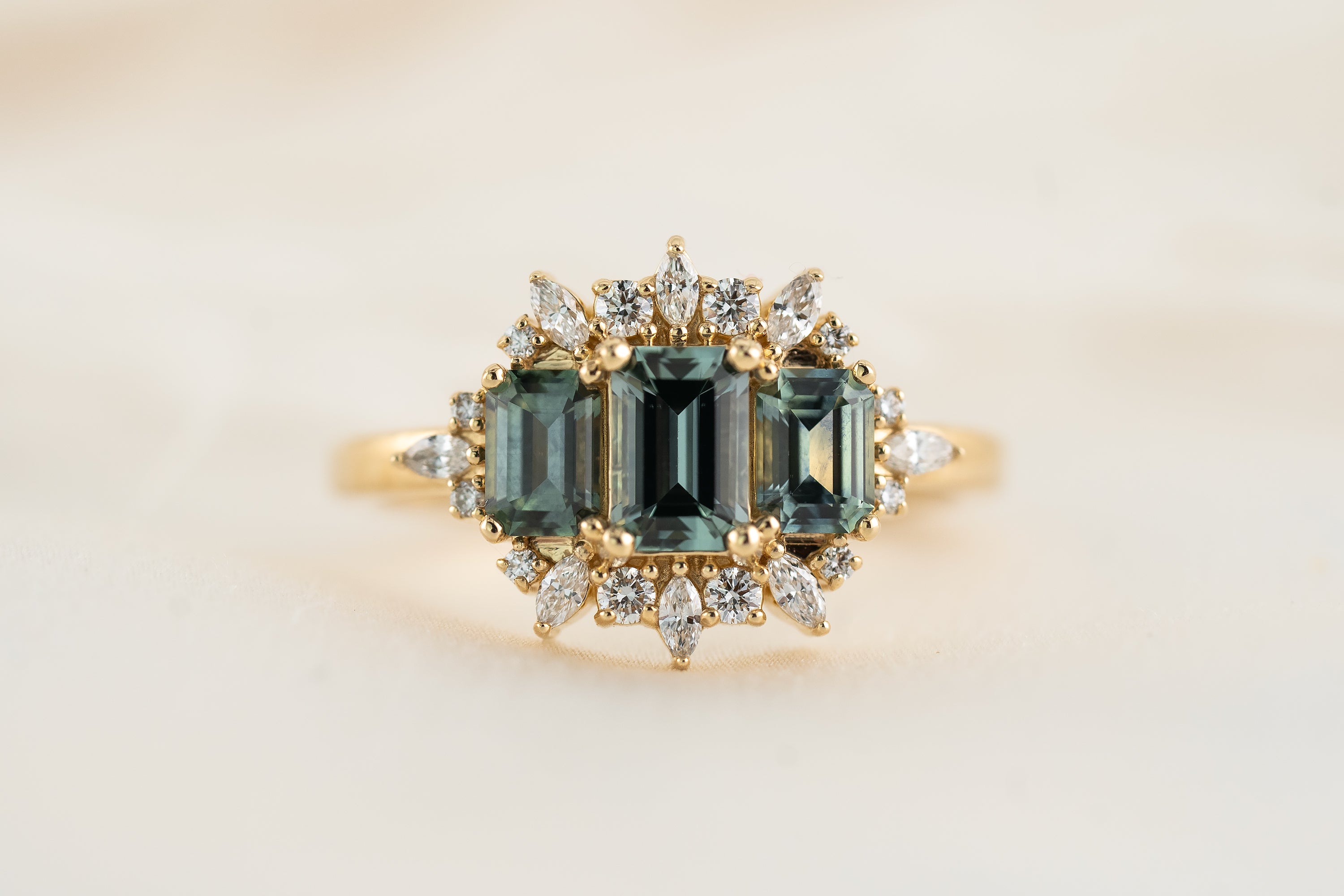 The Marial Ring | Montana Sapphire - Lavender Creek Gems