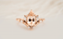 The Aurora Ring | 1.72 CT Pear Morganite - Lavender Creek Gems