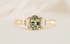 The Low Maeve Ring | 0.97 CT Oval Green Sapphire - Lavender Creek Gems