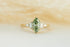 The Maeve 1 CT Marquise Green Lab Diamond Ring - Lavender Creek Gems