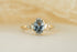 The Naevia 1.15 CT Oval Light Blue Sapphire Ring - Lavender Creek Gems