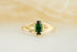 The Weaver Ring - 0.78 CT Marquise Chrome Tourmaline - Lavender Creek Gems