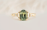 The Low Maeve Ring | 1.7 CT Oval Green Sapphire - Lavender Creek Gems