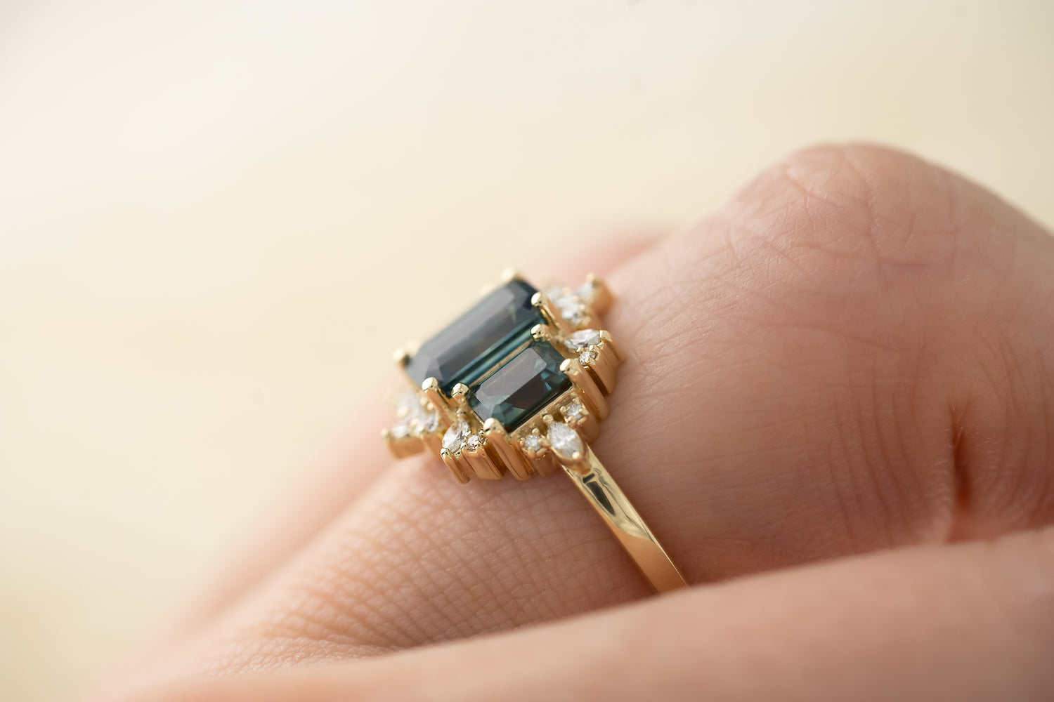 The Marial Montana Sapphire Ring - Lavender Creek Gems