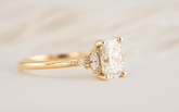 The Maeve Ring | Elongated Cushion Diamond - Lavender Creek Gems