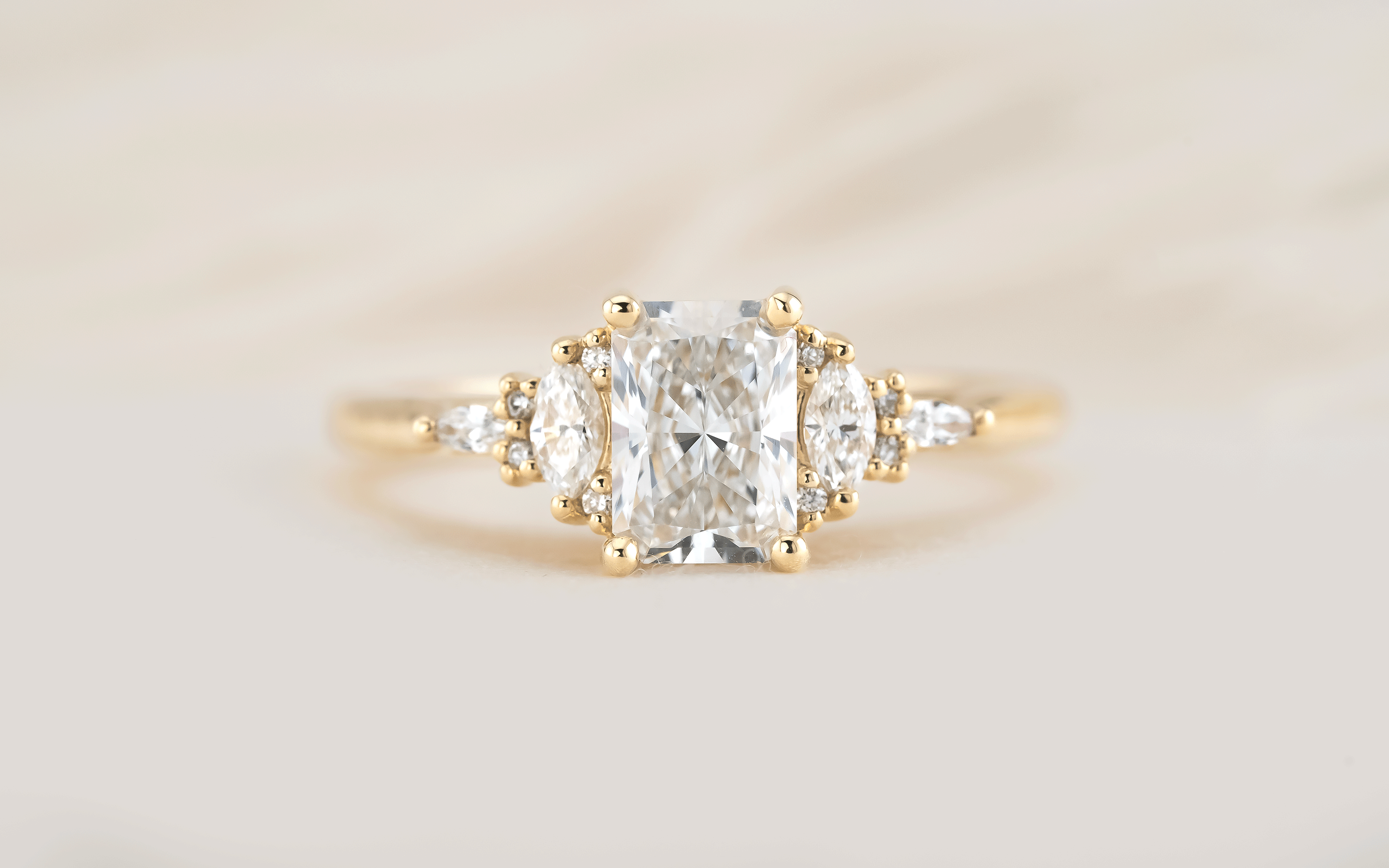 The Maeve Ring | Radiant Diamond - Lavender Creek Gems