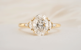 The Low Maeve Ring | Oval Diamond - Lavender Creek Gems