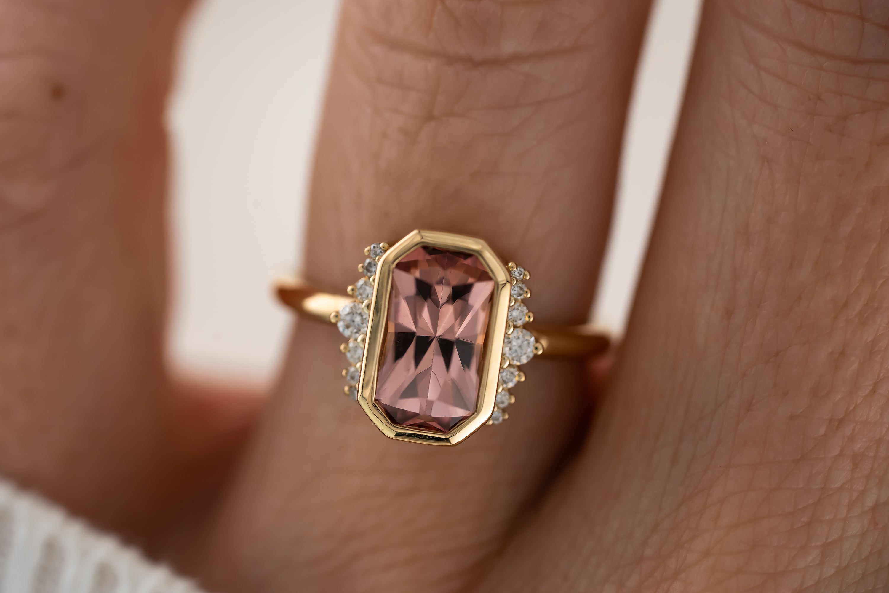 The Elysia Ring | 2.27 CT Pink Tourmaline - Lavender Creek Gems