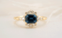 The Comtesse Ring | 1.38 CT Emerald Cut Montana Sapphire - Lavender Creek Gems