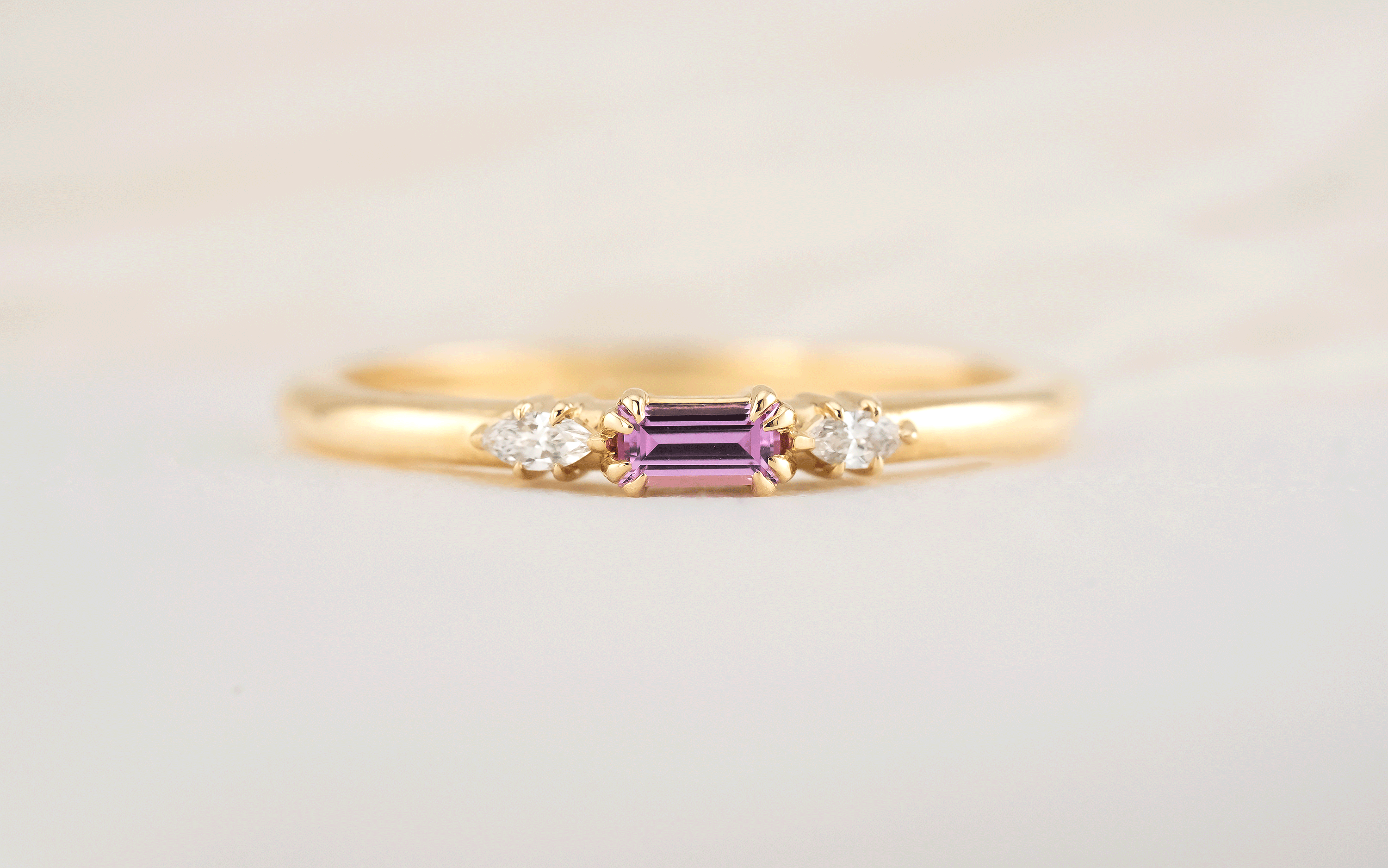 The Sonnet Ring | Ready to Ship - Lavender Creek Gems