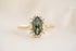The Eleanor Ring | 1 CT Marquise Teal Green Sapphire - Lavender Creek Gems