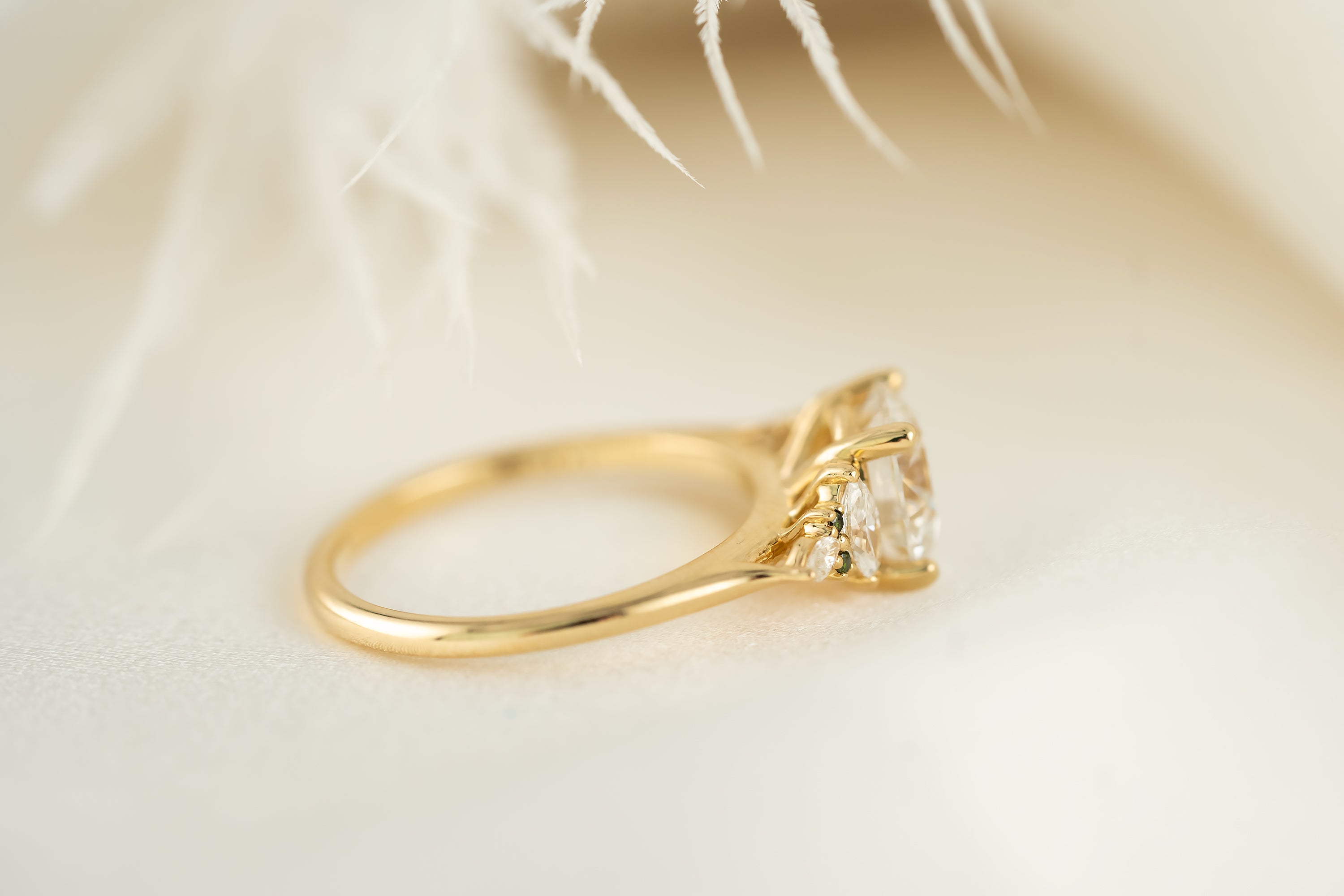 The Maeve Ring | Round Diamond - Lavender Creek Gems